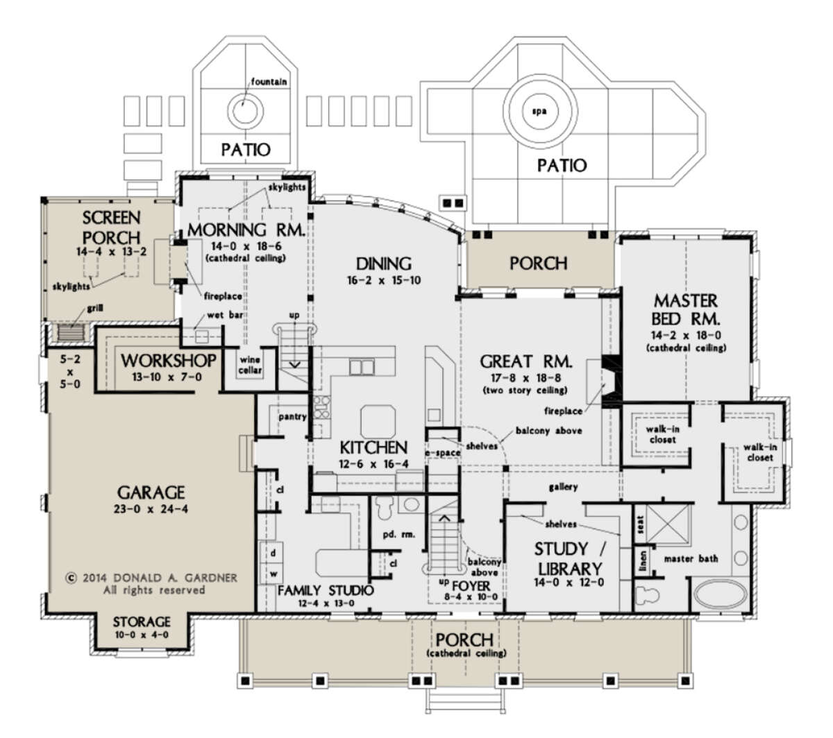 Main Floor for House Plan #2865-00189