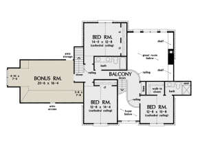 Second Floor for House Plan #2865-00189