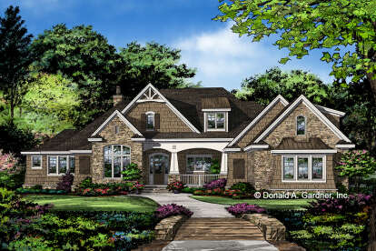 4 Bed, 3 Bath, 3075 Square Foot House Plan - #2865-00190