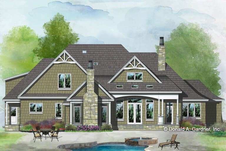 Craftsman House Plan #2865-00190 Elevation Photo
