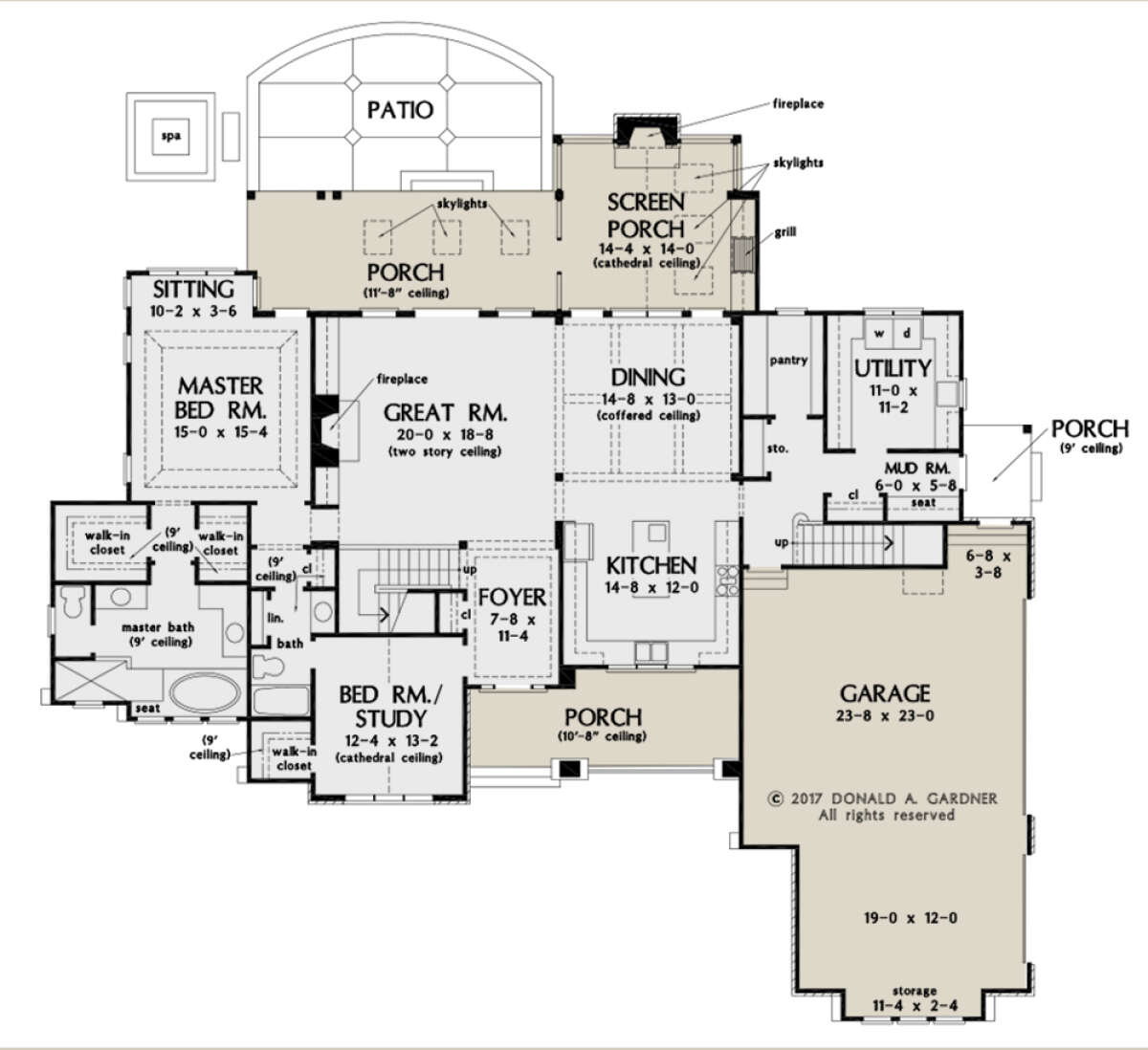 Main Floor for House Plan #2865-00190