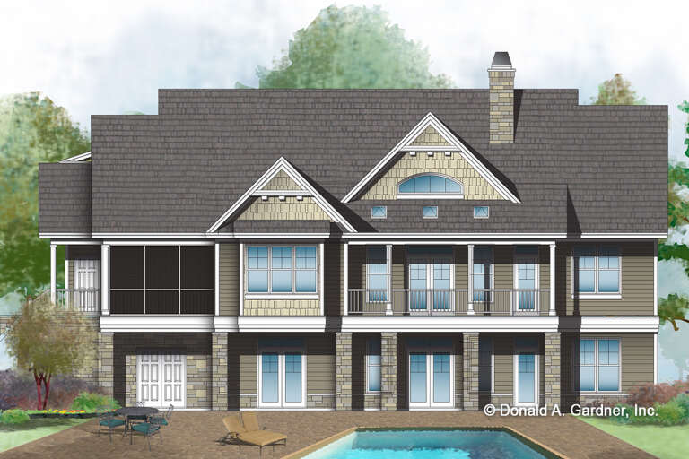 Traditional House Plan #2865-00191 Elevation Photo