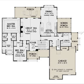 Main Floor for House Plan #2865-00191