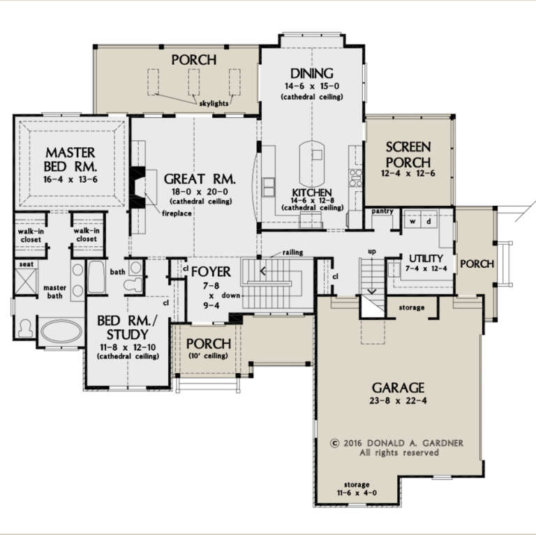 House Plan House Plan #27009 Drawing 1