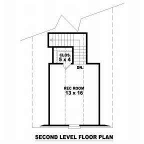 Floorplan 2 for House Plan #053-00380