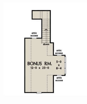 Bonus Room for House Plan #2865-00192