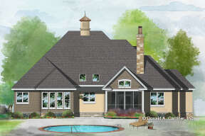 French Country House Plan #2865-00193 Elevation Photo