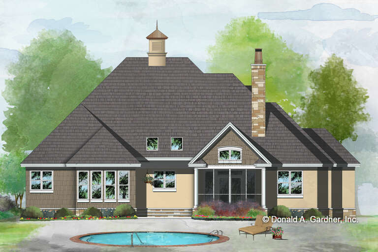 French Country House Plan #2865-00193 Elevation Photo