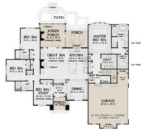 Main Floor for House Plan #2865-00193
