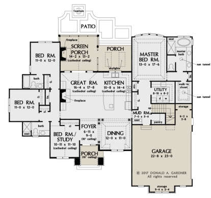 House Plan House Plan #27011 Drawing 1