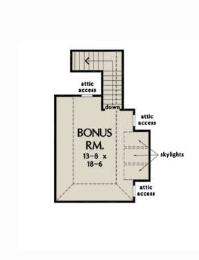 Bonus Room for House Plan #2865-00193