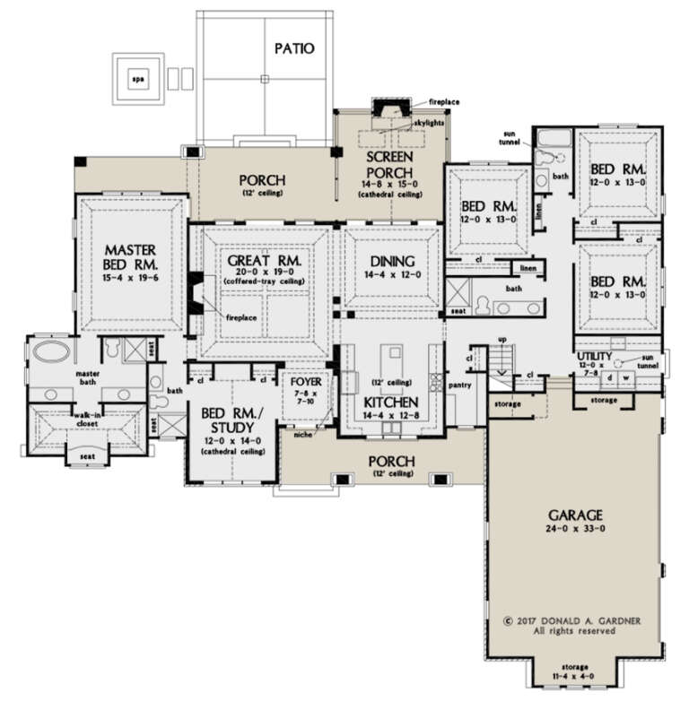 House Plan House Plan #27012 Drawing 1