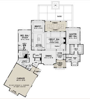 Main Floor for House Plan #2865-00195