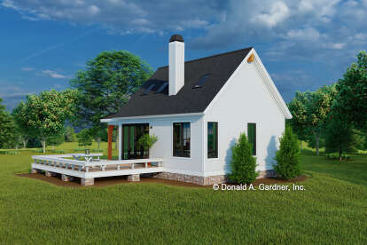 Cottage House Plan #2865-00196 Elevation Photo