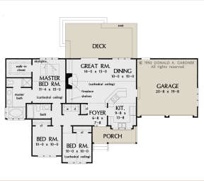 Main Floor for House Plan #2865-00198