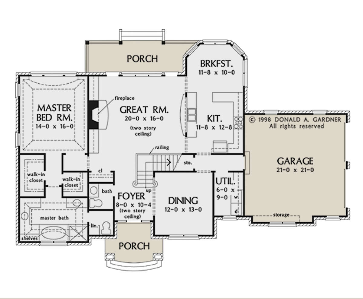 Main Floor for House Plan #2865-00199