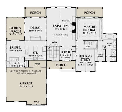 Main Floor for House Plan #2865-00200