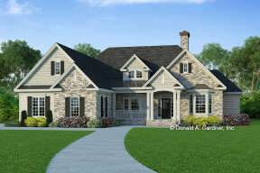 Traditional House Plan #2865-00201 Elevation Photo