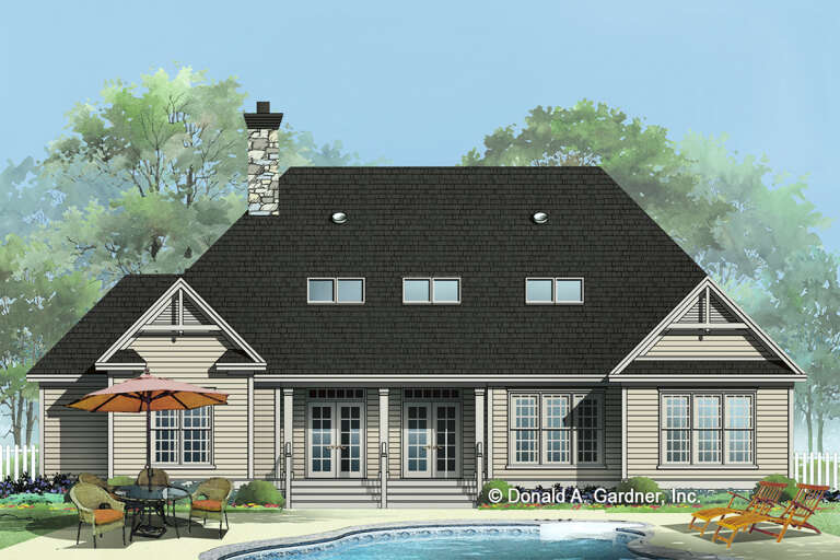 Traditional House Plan #2865-00201 Elevation Photo