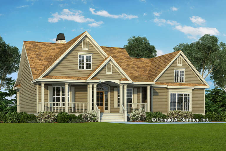 Traditional House Plan #2865-00202 Elevation Photo