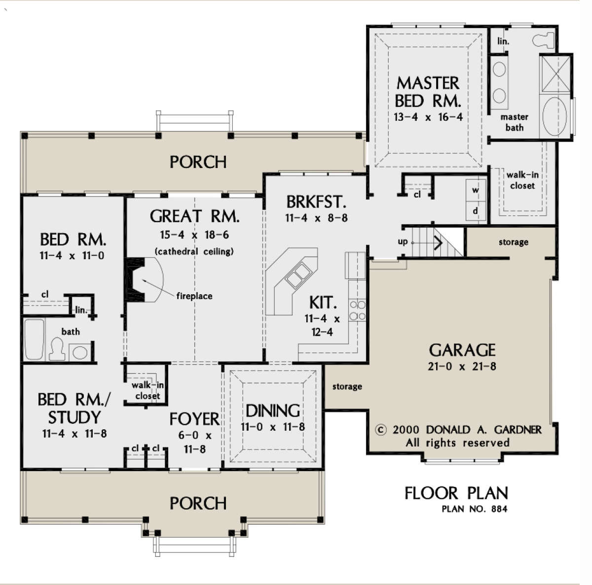 Main Floor for House Plan #2865-00202