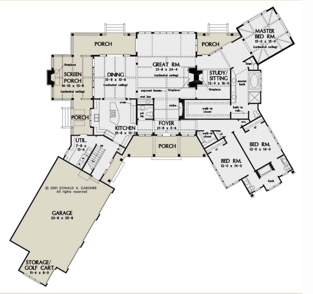 Main Floor for House Plan #2865-00203