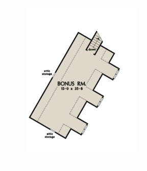 Bonus Room for House Plan #2865-00203