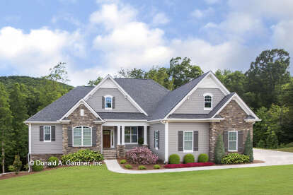 House Plan House Plan #27022 Front Elevation 