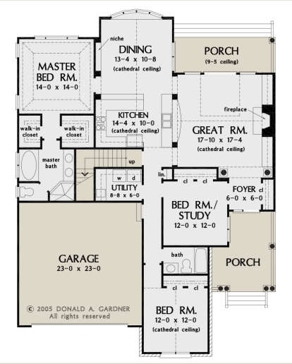 Main Floor for House Plan #2865-00205
