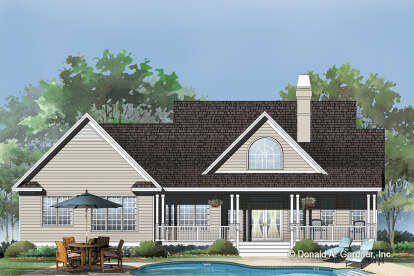 Country House Plan #2865-00206 Elevation Photo