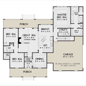 Main Floor for House Plan #2865-00206