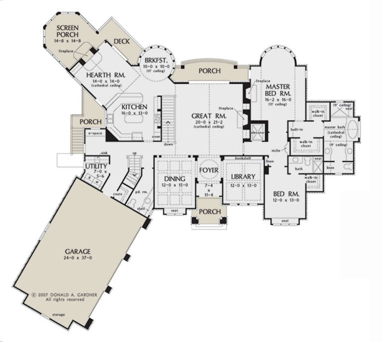 House Plan House Plan #27025 Drawing 1
