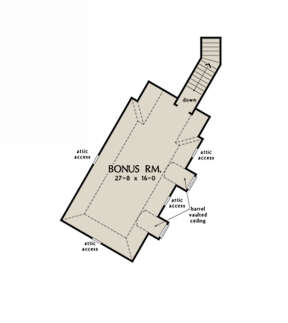 Bonus Room for House Plan #2865-00207