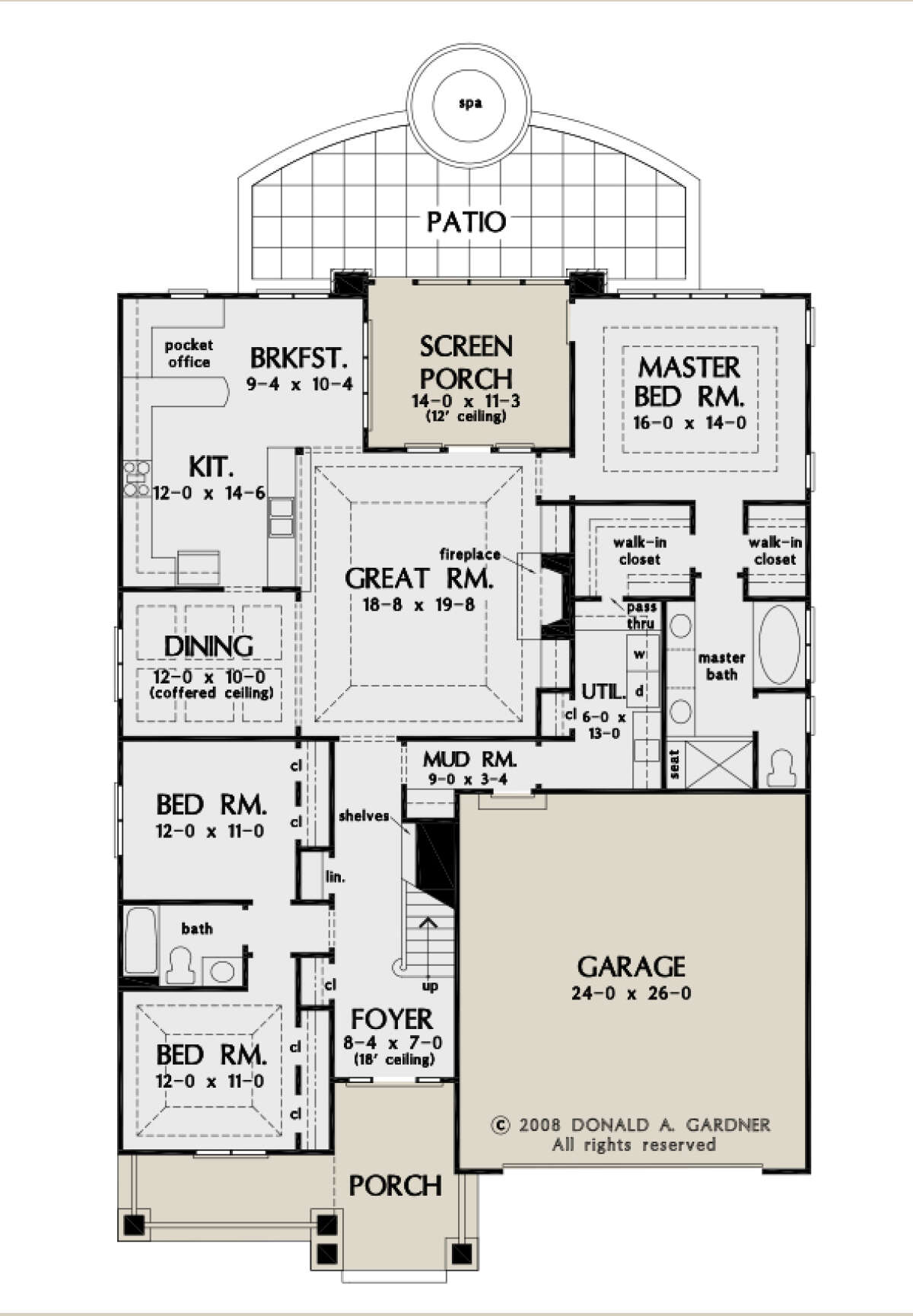 Main Floor for House Plan #2865-00208