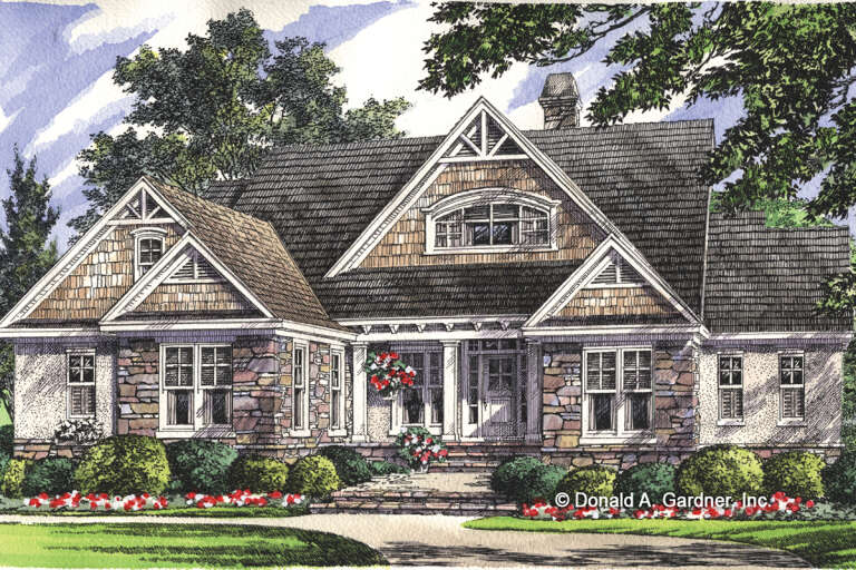 House Plan House Plan #27027 Front Elevation