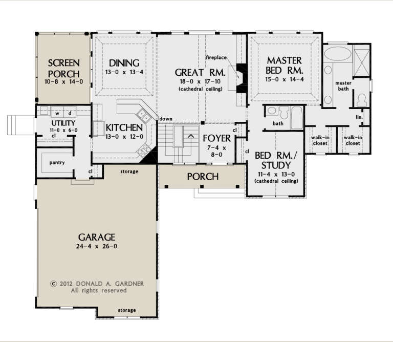House Plan House Plan #27027 Drawing 1