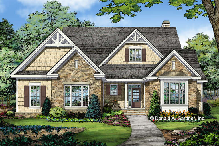 Traditional House Plan #2865-00210 Elevation Photo