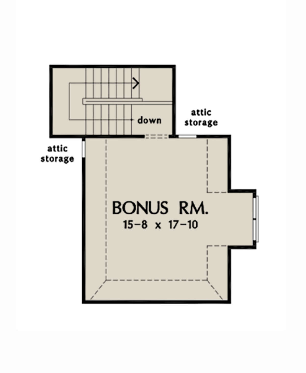 Bonus Room for House Plan #2865-00211