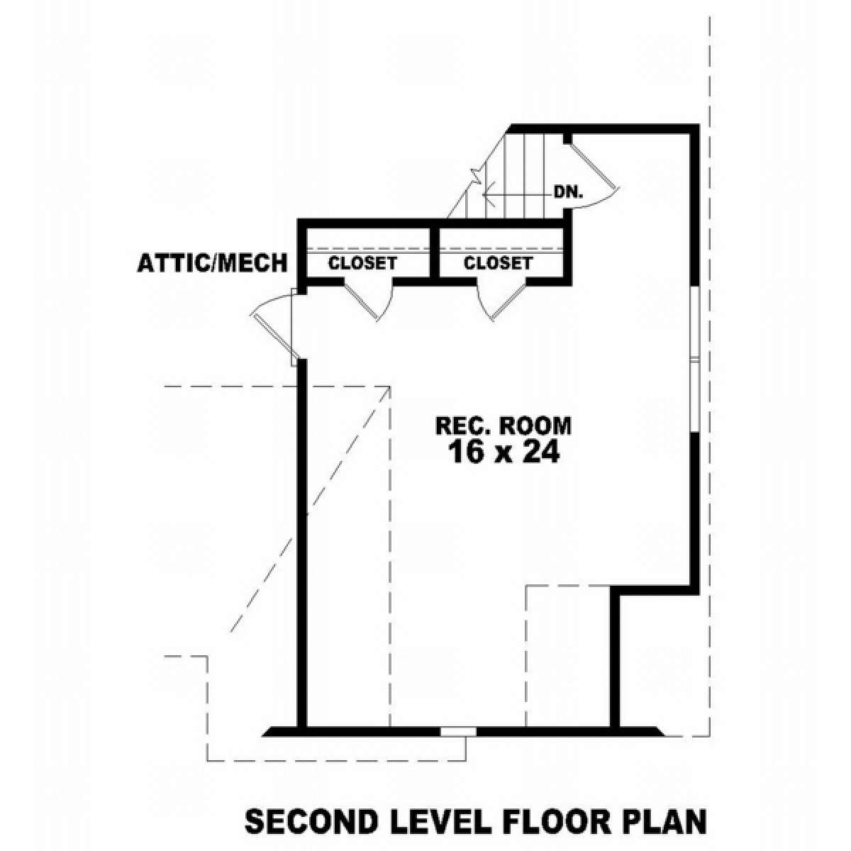Floorplan 2 for House Plan #053-00382