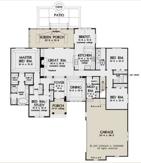 Main Floor for House Plan #2865-00213