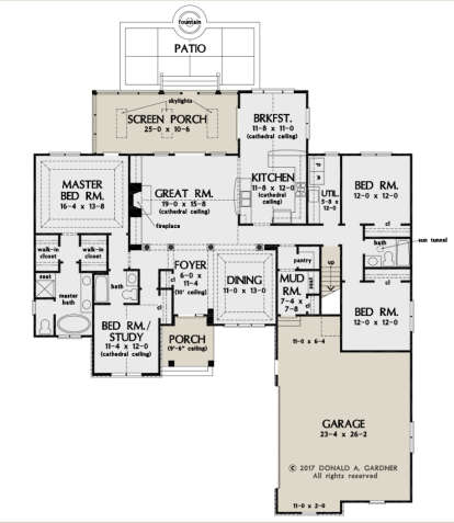House Plan House Plan #27031 Drawing 1