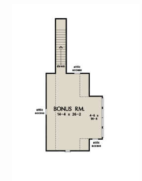 Bonus Room for House Plan #2865-00213