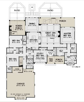 Main Floor for House Plan #2865-00214
