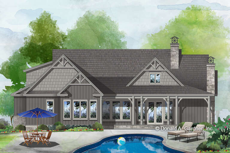 Craftsman House Plan #2865-00215 Elevation Photo