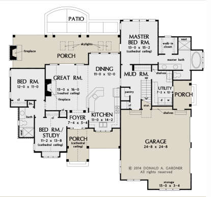 Main Floor for House Plan #2865-00215