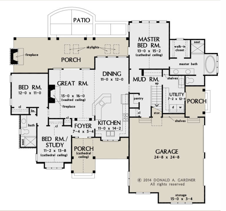 House Plan House Plan #27033 Drawing 1