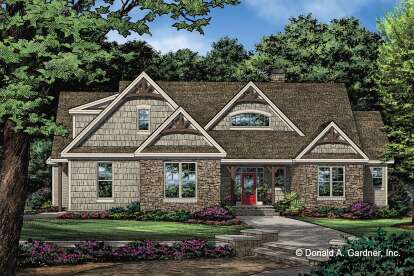 3 Bed, 2 Bath, 2268 Square Foot House Plan - #2865-00216