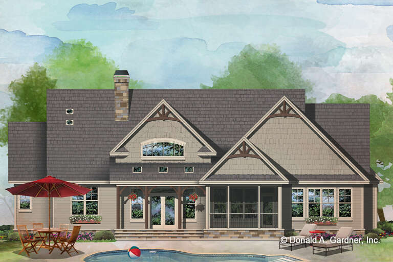 Craftsman House Plan #2865-00216 Elevation Photo
