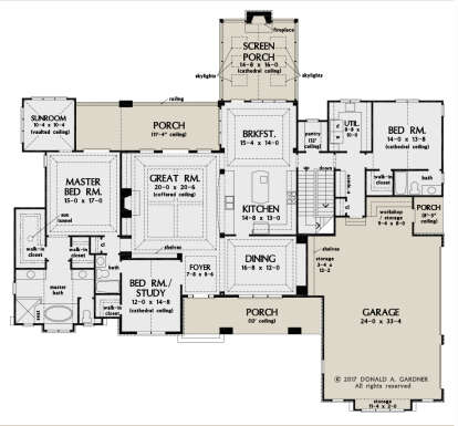 Main Floor for House Plan #2865-00217