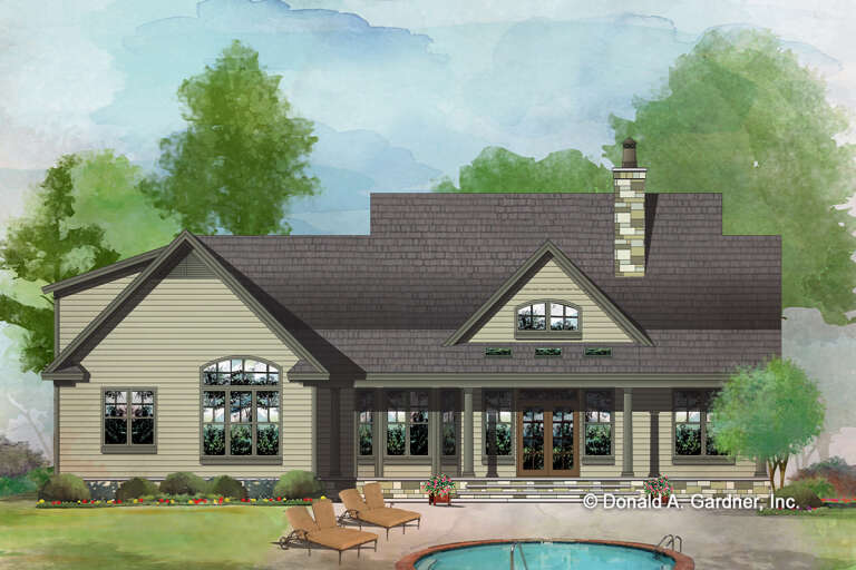 Craftsman House Plan #2865-00218 Elevation Photo